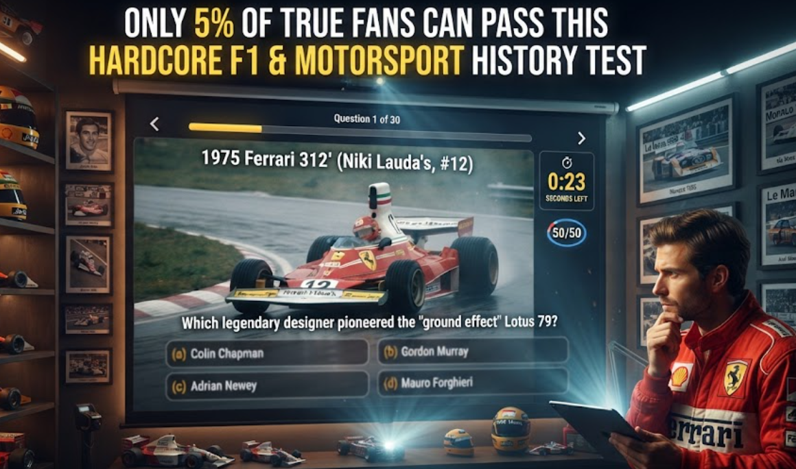 Only 5% of True Fans Can Pass This Hardcore F1 & Motorsport History Test