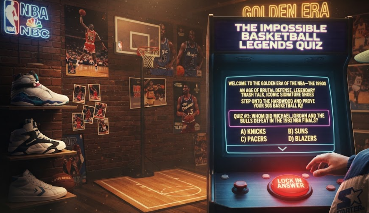 The Impossible Basketball Legends Quiz: How Well Do You Know 90s NBA Icons?