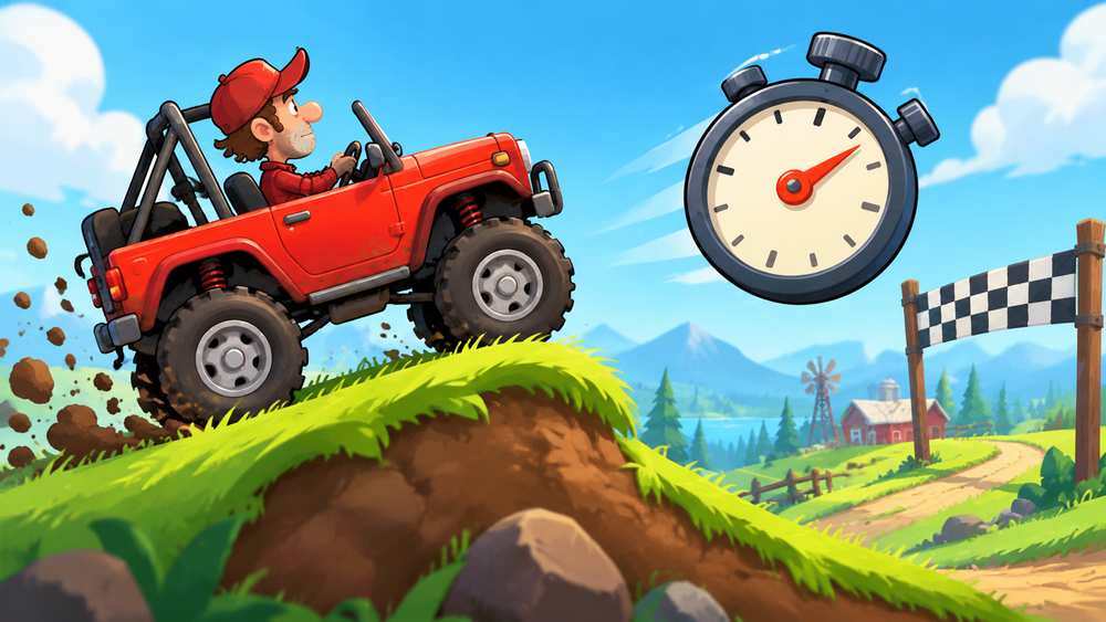 Hill Climb Racing Test: Could You Win Against the Stopwatch?